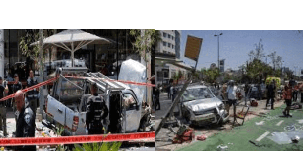 இஸ்ரேலுக்குள் வெடித்த சண்டை 2 பேர் பலி 3 பேர் காயம்