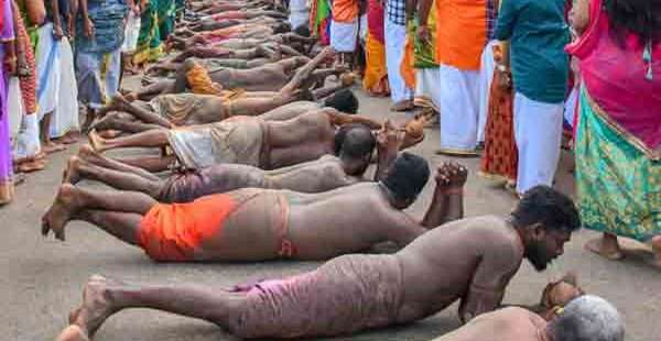 அங்க பிரதட்சணம் செய்தவர் மரணம்