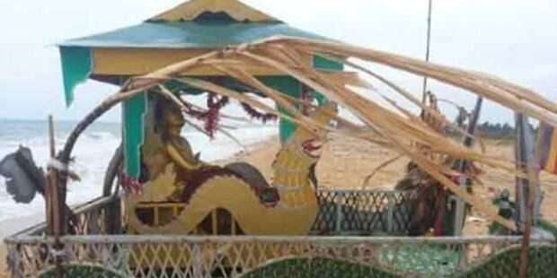 வடக்கில் கரையொதுங்கிய மிதவை