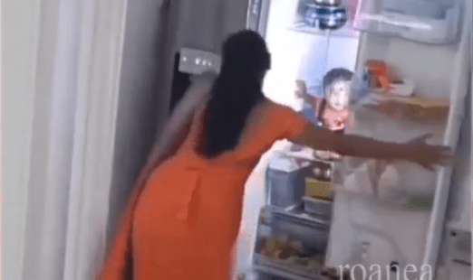 சிசுவை பிரிட்சில் அடைத்த தாய்