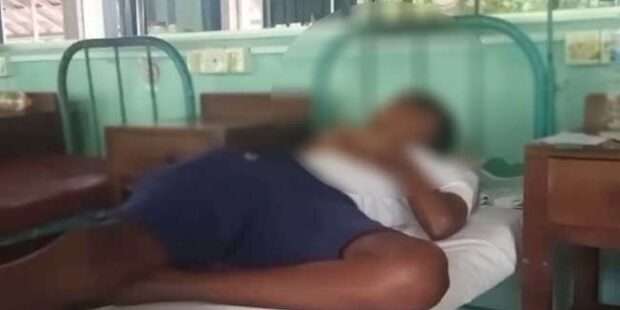 மாணவனை தாக்கிய பொலிஸ்