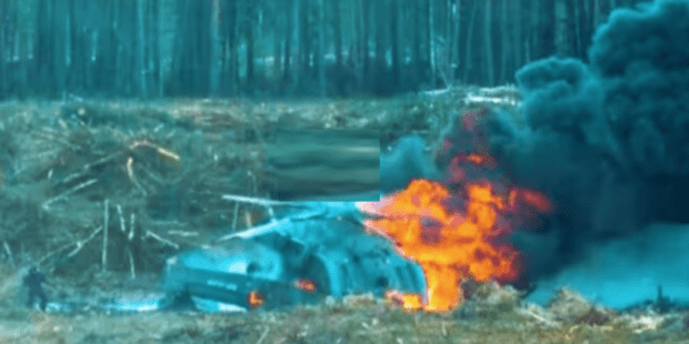 நொறுங்கிய இராணுவ உலங்குவானூர்தி