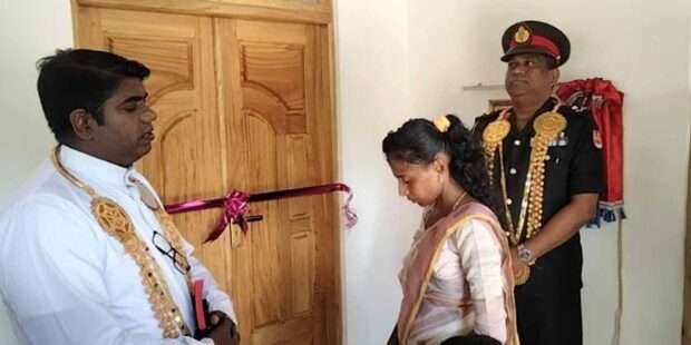 பெண் தலைமைத்துவக் குடும்பத்திற்காக புதிய வீடு கையளிப்பு