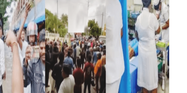 அர்ச்சுனா போராடடம் வெடித்தது |மன்னார் மருத்துவமனை சுற்றிவளைப்பு