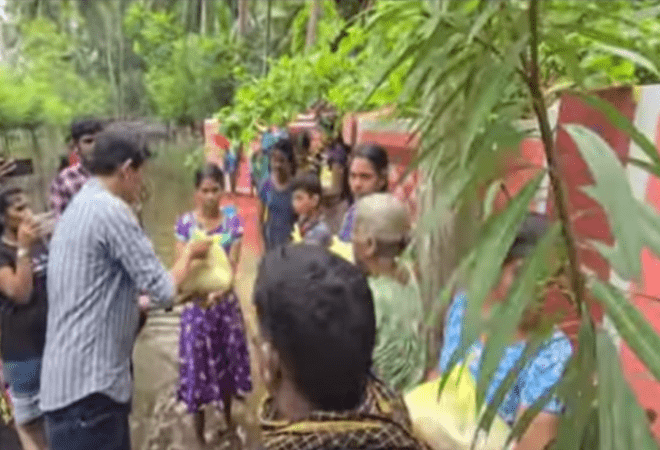 வெள்ள உதவி பணம் கொள்ளை அர்ச்சுனா ஏமாற்று