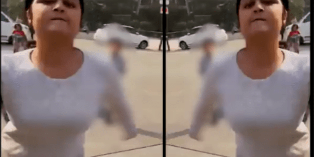 ஆணை தாக்கிய பெண்