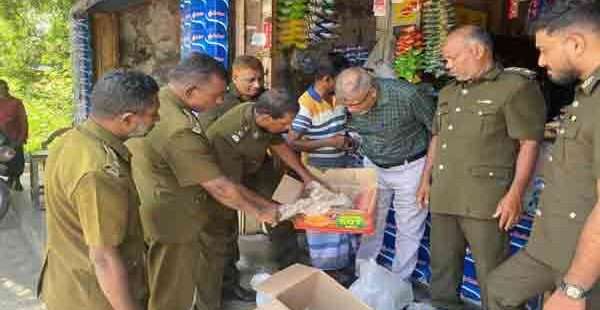 பழுதடைந்த உணவு விற்ற வர்த்தக நிலையங்களுக்கு 70 ஆயிரம் ரூபாய் தண்டம்