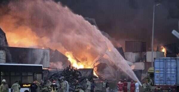 துறைமுகத்தில் தீ உயிரிழந்தவர்களின் எண்ணிக்கை 70 ஆக உயர்வு