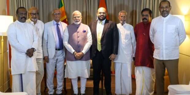 தமிழர் அரசியல் கட்சிகளை சந்தித்த மோடி