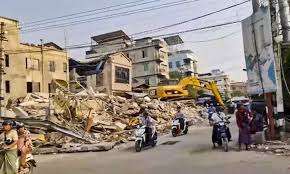 மியான்மரை மீண்டும் உலுக்கிய மற்றொரு சக்திவாய்ந்த நிலநடுக்கம்