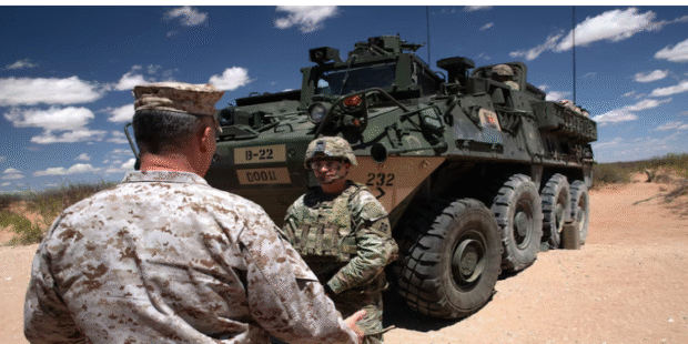 அமெரிக்கா எல்லையில் அமெரிக்கா இராணுவம்குவிப்பு