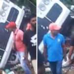 அவிசாவளை பேருந்து கவிழ்ந்து விபத்து