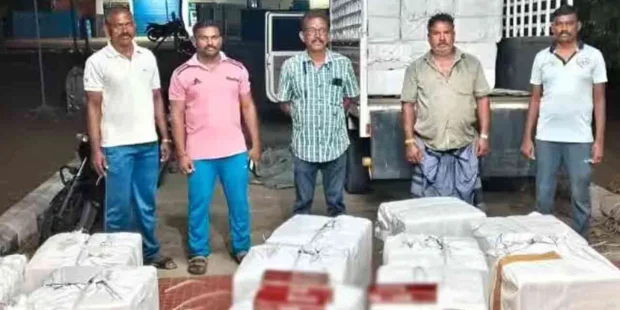 பல கோடி பெறுமதியான சிகரெட் தொகை பறிமுதல்