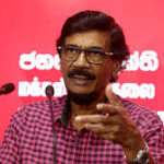 டில்வின் சில்வாவின் இங்கிலாந்து வருகை மக்கள் போராட்டம்