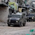 பலஸ்தீன வீடுகளை உடைத்த இஸ்ரேல் படை