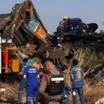 தாய்லாந்தில் ரயிலில் கிரேன் விழுந்ததில் 22 பேர் பலி