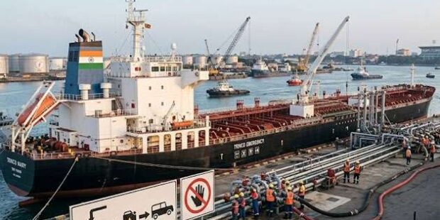 இந்திய எண்ணெய் கப்பல் இலங்கை வருகிறது