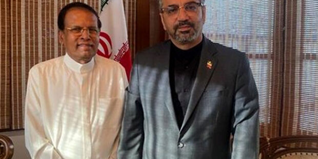 முன்னாள் ஜனாதிபதி மைத்ரிபால சிறிசேன ஈரானிய தூதருடன் பேச்சுவார்த்தை