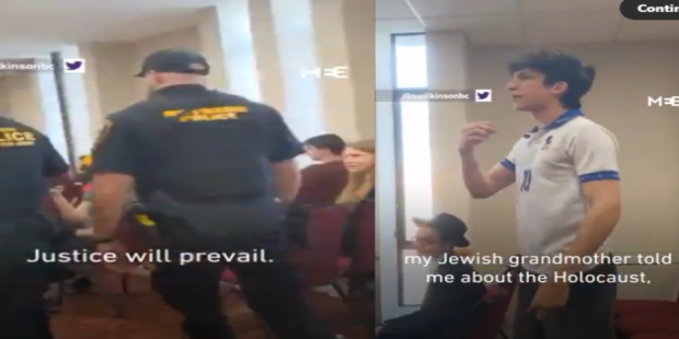 ரட்கர்ஸ் பல்கலைக்கழகத்தில் இஸ்ரேலிய ராணுவ வீரர் நிகழ்வை மாணவர் முடக்கினார்