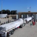 602 உணவு லாரிகள் காசாவிற்குள் நுழைவு