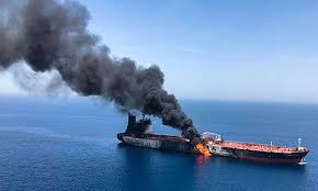 ஓமான் அருகே கப்பல் மீது ஐ.ஆர்.ஜி.சி படகு தாக்குதல்