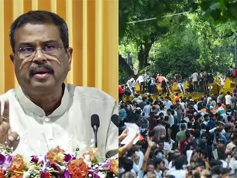 மாணவர் போராட்டங்களுக்கு மத்தியில் இந்தியக் கல்வி அமைச்சர் ராஜினாமா