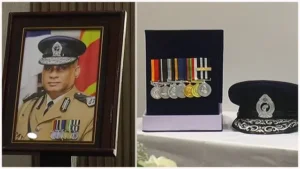 முன்னாள் காவல்துறைத் தலைவர் சி.டி. விக்ரமரத்னவின் இறுதிச் சடங்குகள்