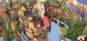 நல்லூரில் நினைவு விழாவைத் தொடர்ந்து திலீபன் நினைவிடம் காவல்துறையினரால் அகற்றப்பட்டது